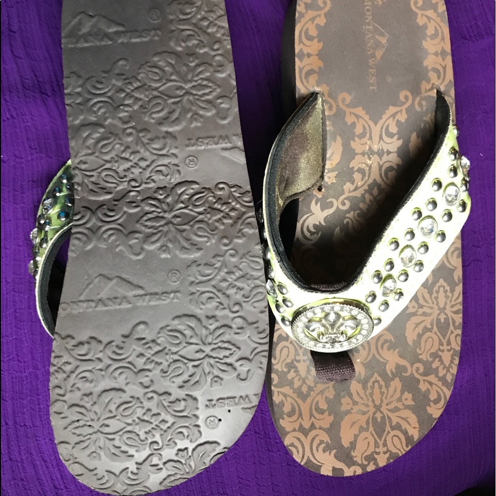 Montana West Wedge Flip-Flops